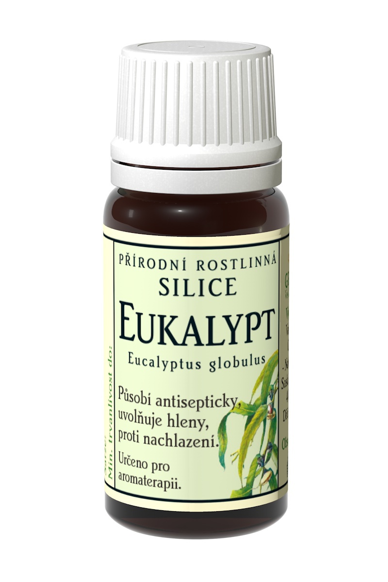 Eukalypt 10 ml 100% přírodní rostlinná silice Grešík