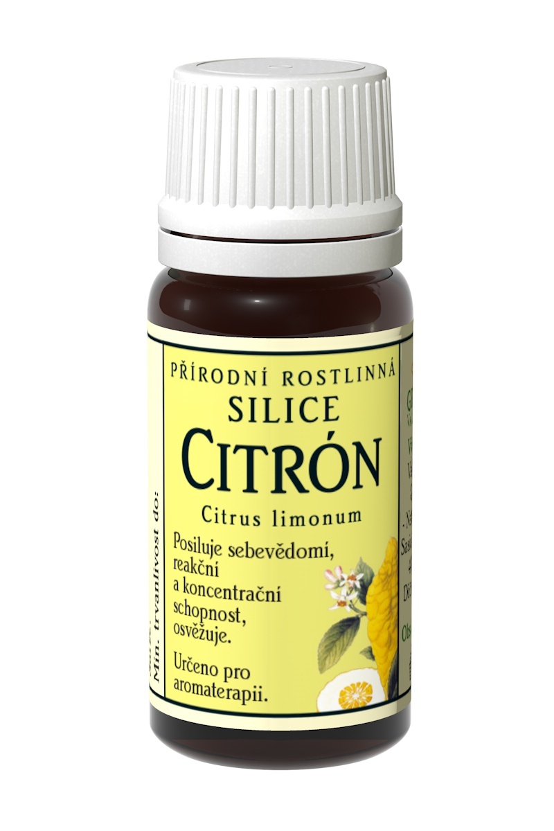 Citrón 10 ml 100% přírodní rostlinná silice Grešík