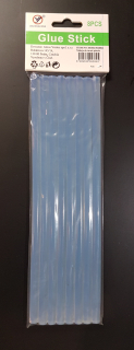 Tavné tyčinky transparentní 7 mm / 19 cm